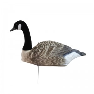 3 hoveder foranderlig Half Shell Plastic Goose Decoy til jagt og park